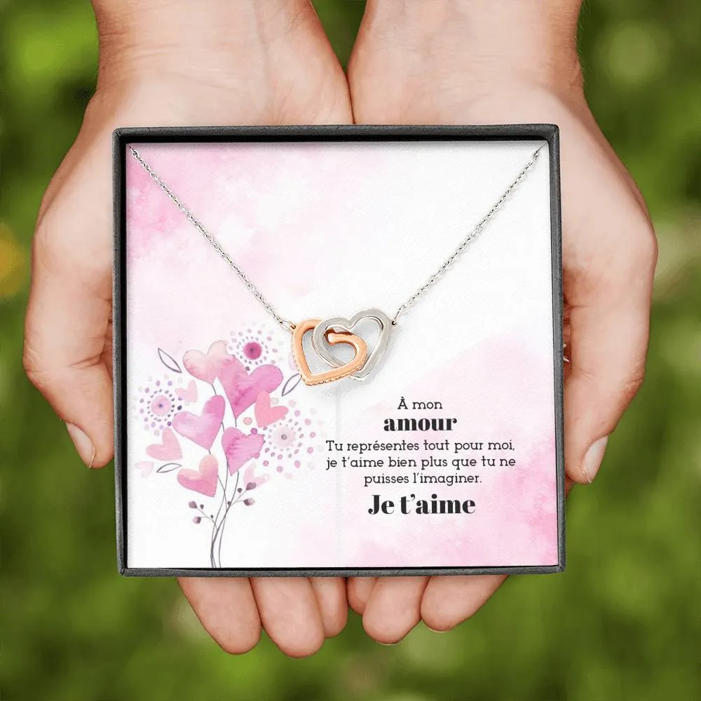 ETERNITY • Collier Déclaration d'amour Double Cœur