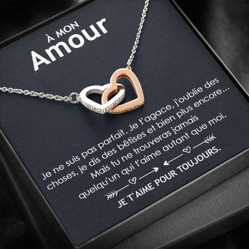 ETERNITY • Collier Déclaration d'amour Double Cœur