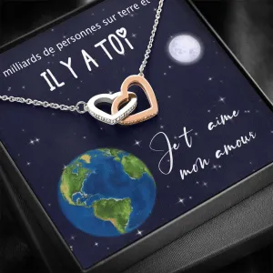 ETERNITY • Collier Déclaration d'amour Double Cœur