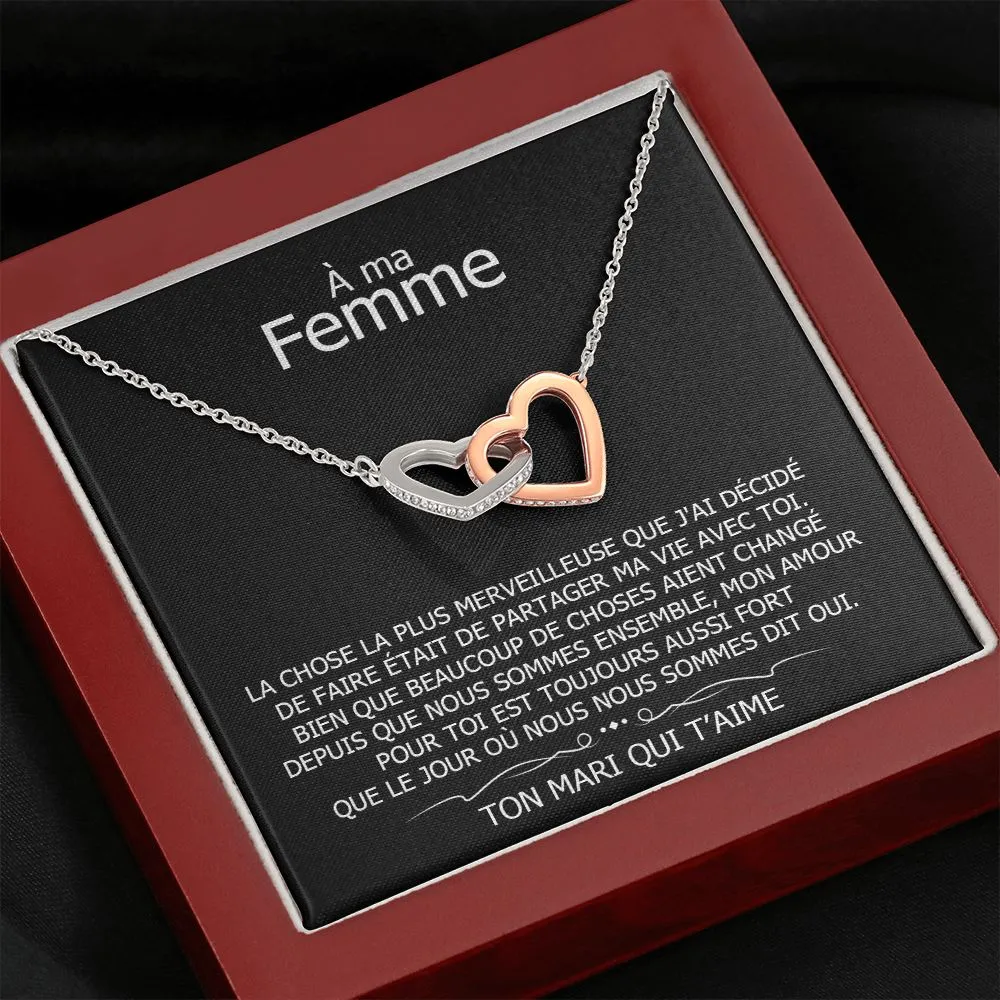 ETERNITY • Collier Déclaration d'amour Double Cœur