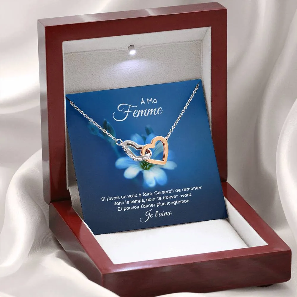 ETERNITY • Collier Déclaration d'amour Double Cœur