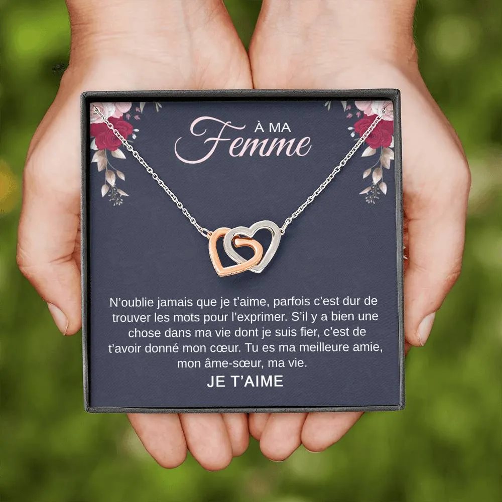 ETERNITY • Collier Déclaration d'amour Double Cœur