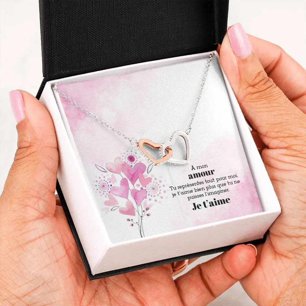 ETERNITY • Collier Déclaration d'amour Double Cœur