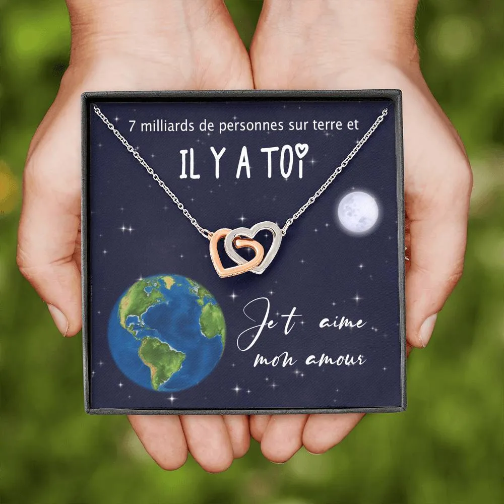 ETERNITY • Collier Déclaration d'amour Double Cœur