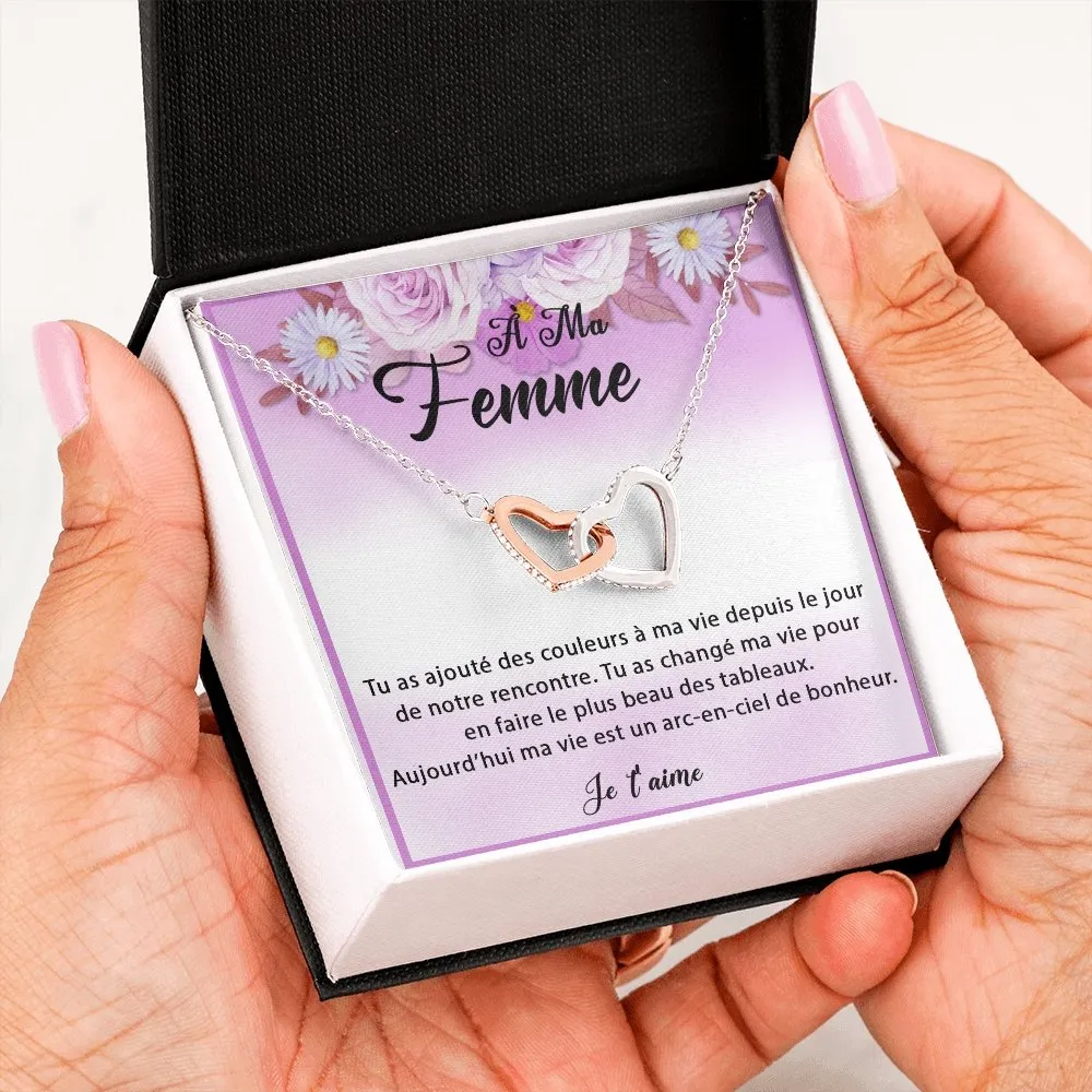 ETERNITY • Collier Déclaration d'amour Double Cœur