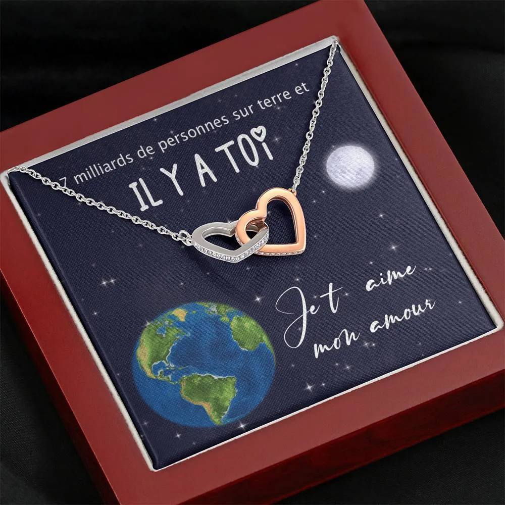 ETERNITY • Collier Déclaration d'amour Double Cœur