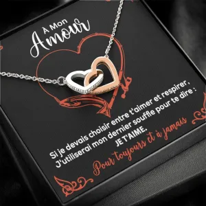 ETERNITY • Collier Déclaration d'amour Double Cœur