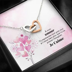 ETERNITY • Collier Déclaration d'amour Double Cœur