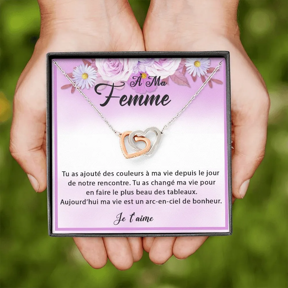 ETERNITY • Collier Déclaration d'amour Double Cœur