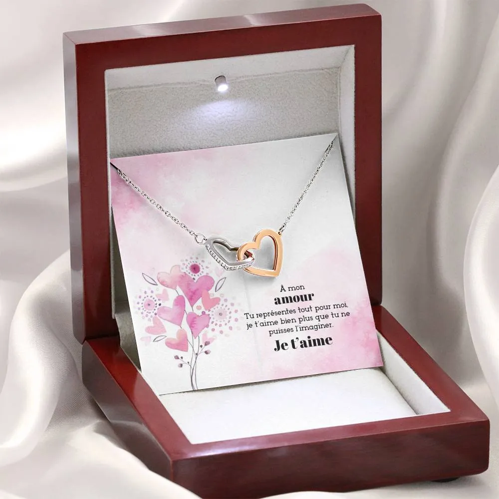 ETERNITY • Collier Déclaration d'amour Double Cœur
