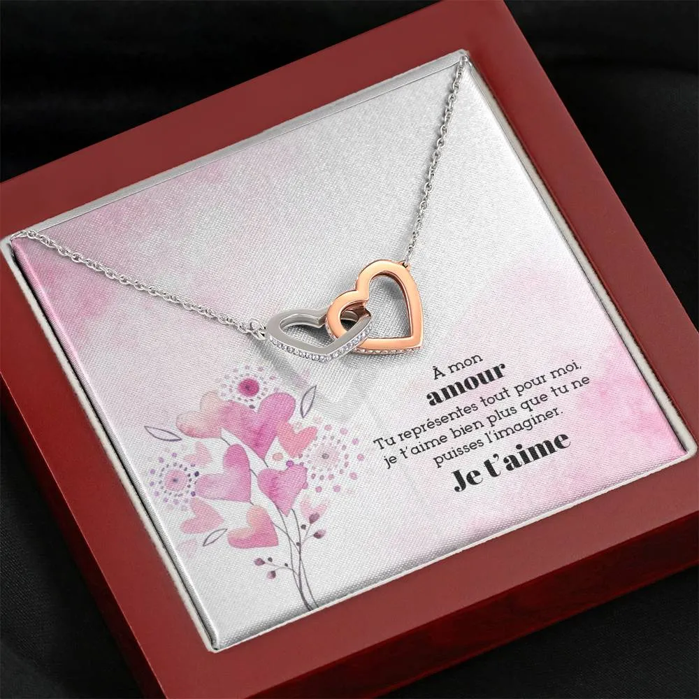 ETERNITY • Collier Déclaration d'amour Double Cœur