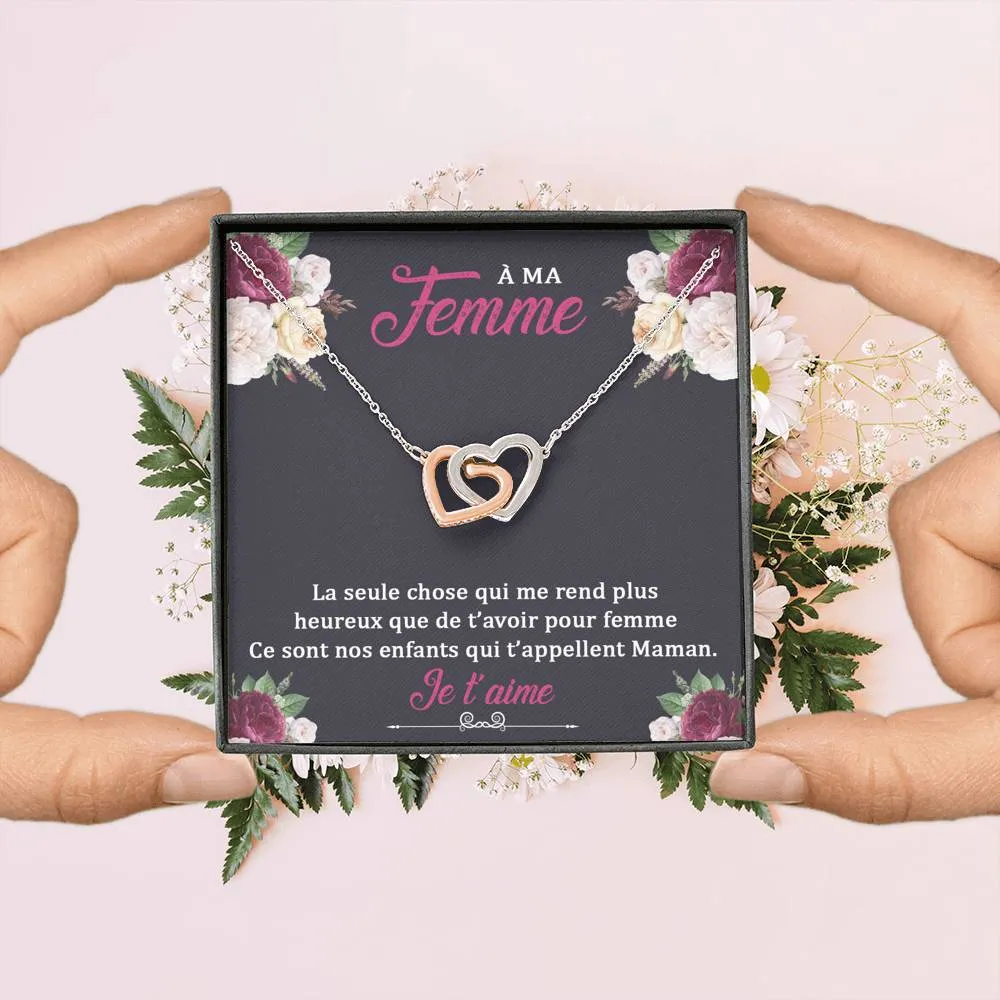 ETERNITY • Collier Déclaration d'amour Double Cœur