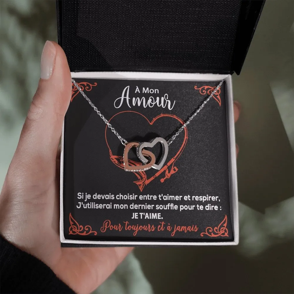 ETERNITY • Collier Déclaration d'amour Double Cœur