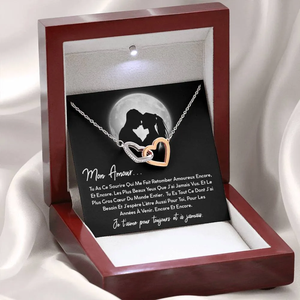 ETERNITY • Collier Déclaration d'amour Double Cœur