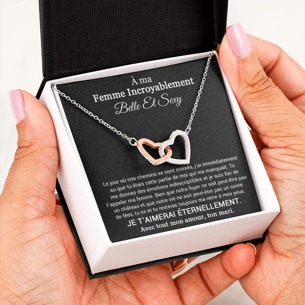 ETERNITY • Collier Déclaration d'amour Double Cœur