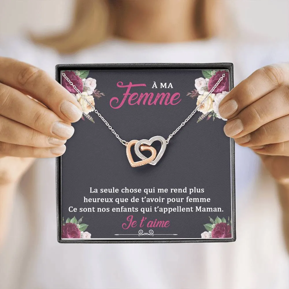 ETERNITY • Collier Déclaration d'amour Double Cœur