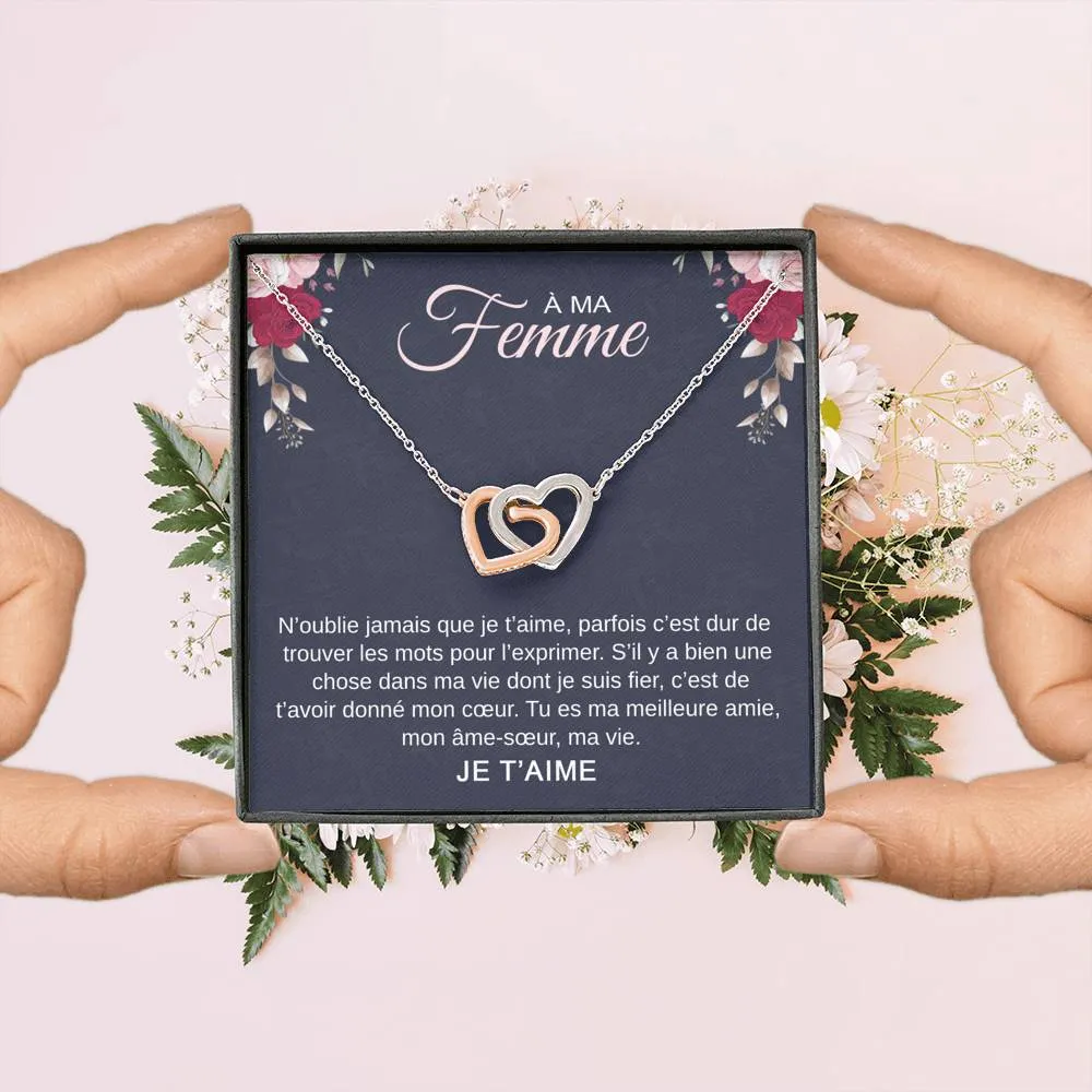 ETERNITY • Collier Déclaration d'amour Double Cœur