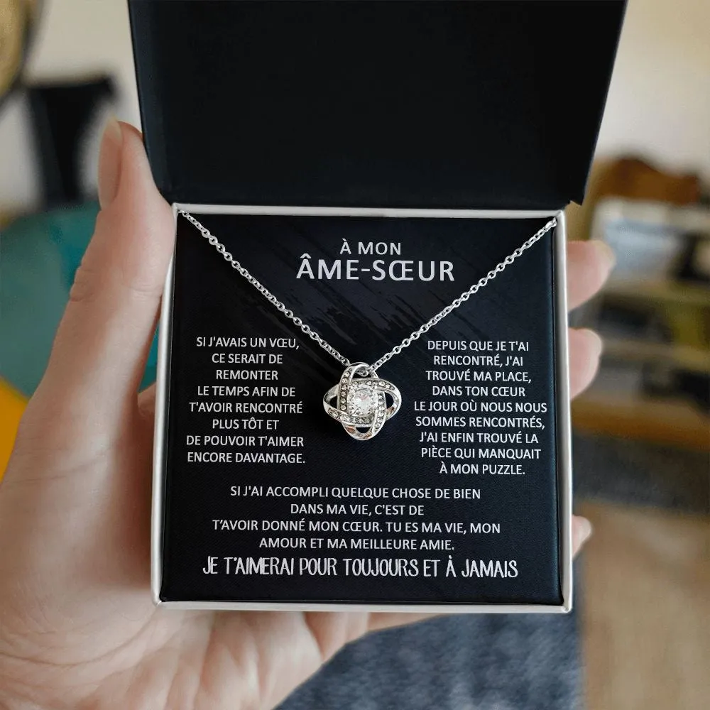 ETERNITY • Collier Déclaration d'amour Noeud d'Amour