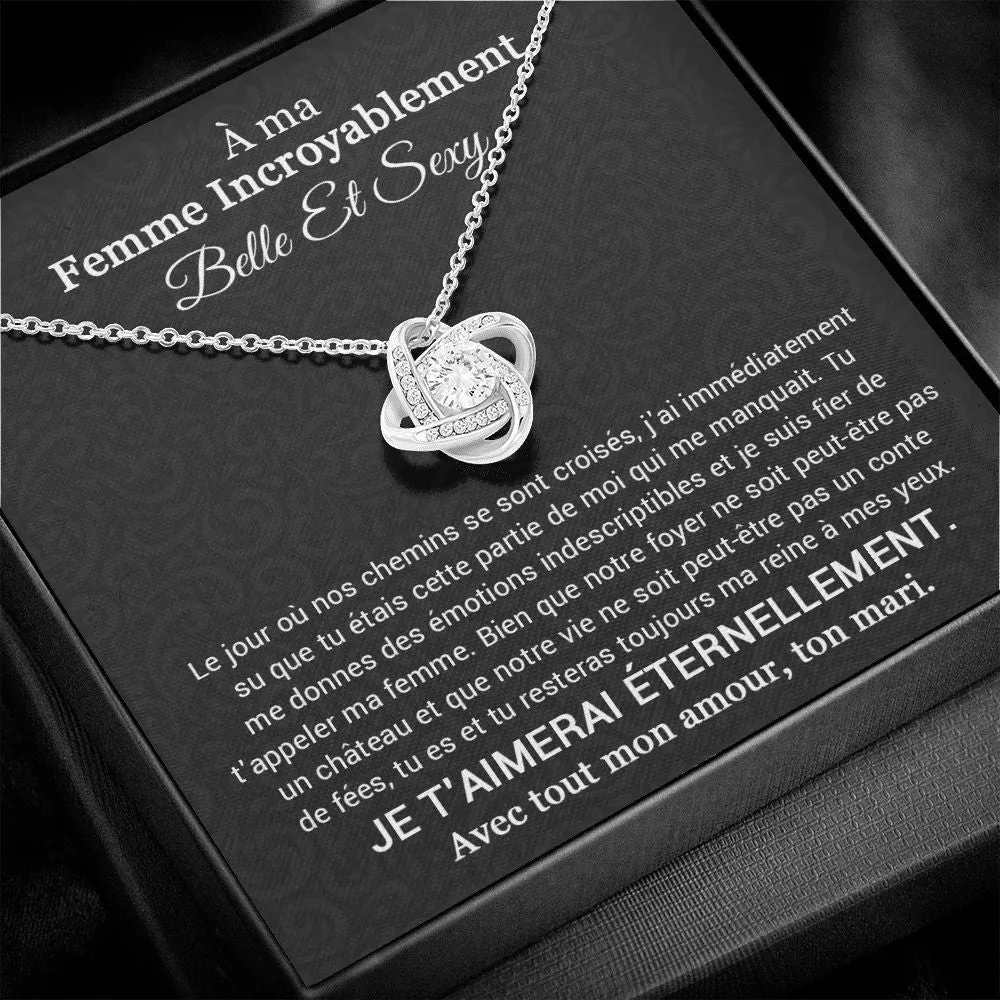 ETERNITY • Collier Déclaration d'amour Noeud d'Amour
