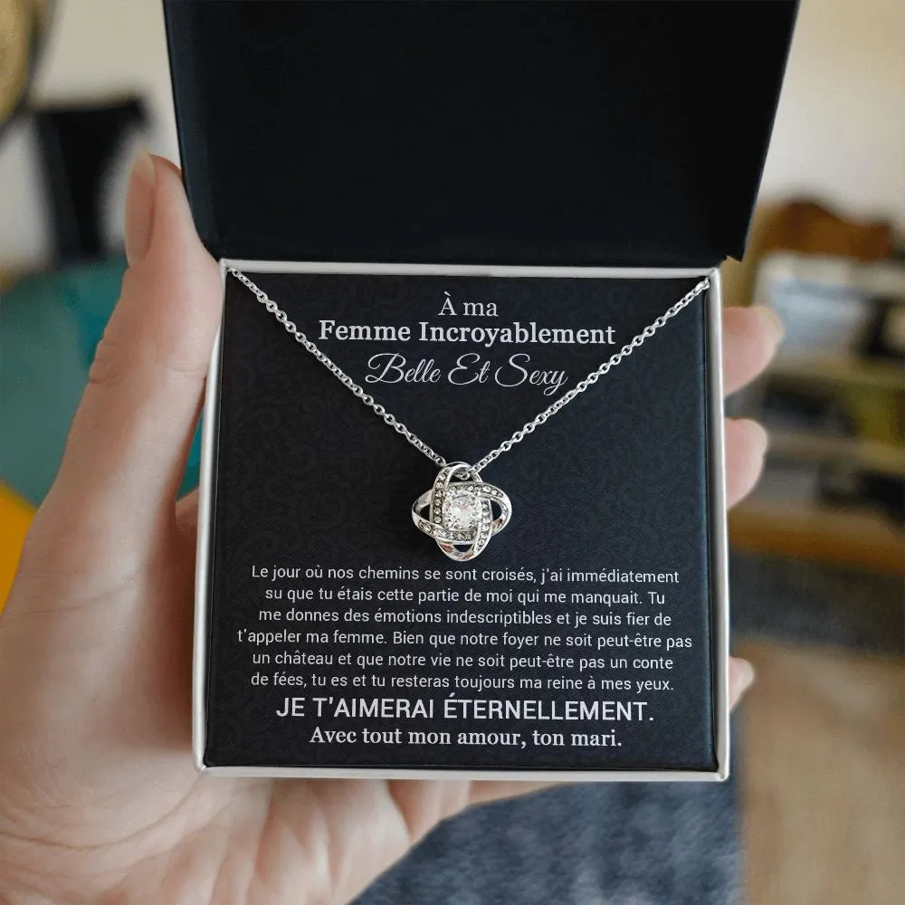 ETERNITY • Collier Déclaration d'amour Noeud d'Amour