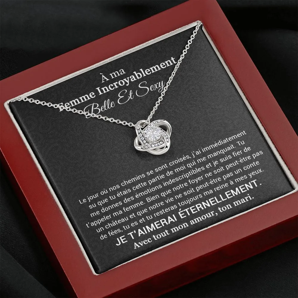 ETERNITY • Collier Déclaration d'amour Noeud d'Amour