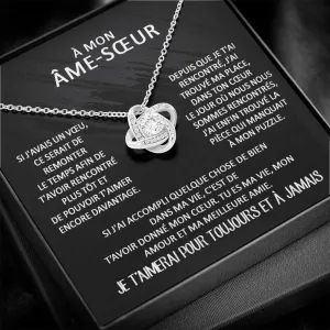 ETERNITY • Collier Déclaration d'amour Noeud d'Amour