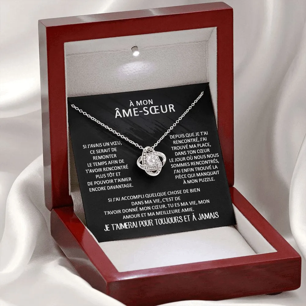 ETERNITY • Collier Déclaration d'amour Noeud d'Amour