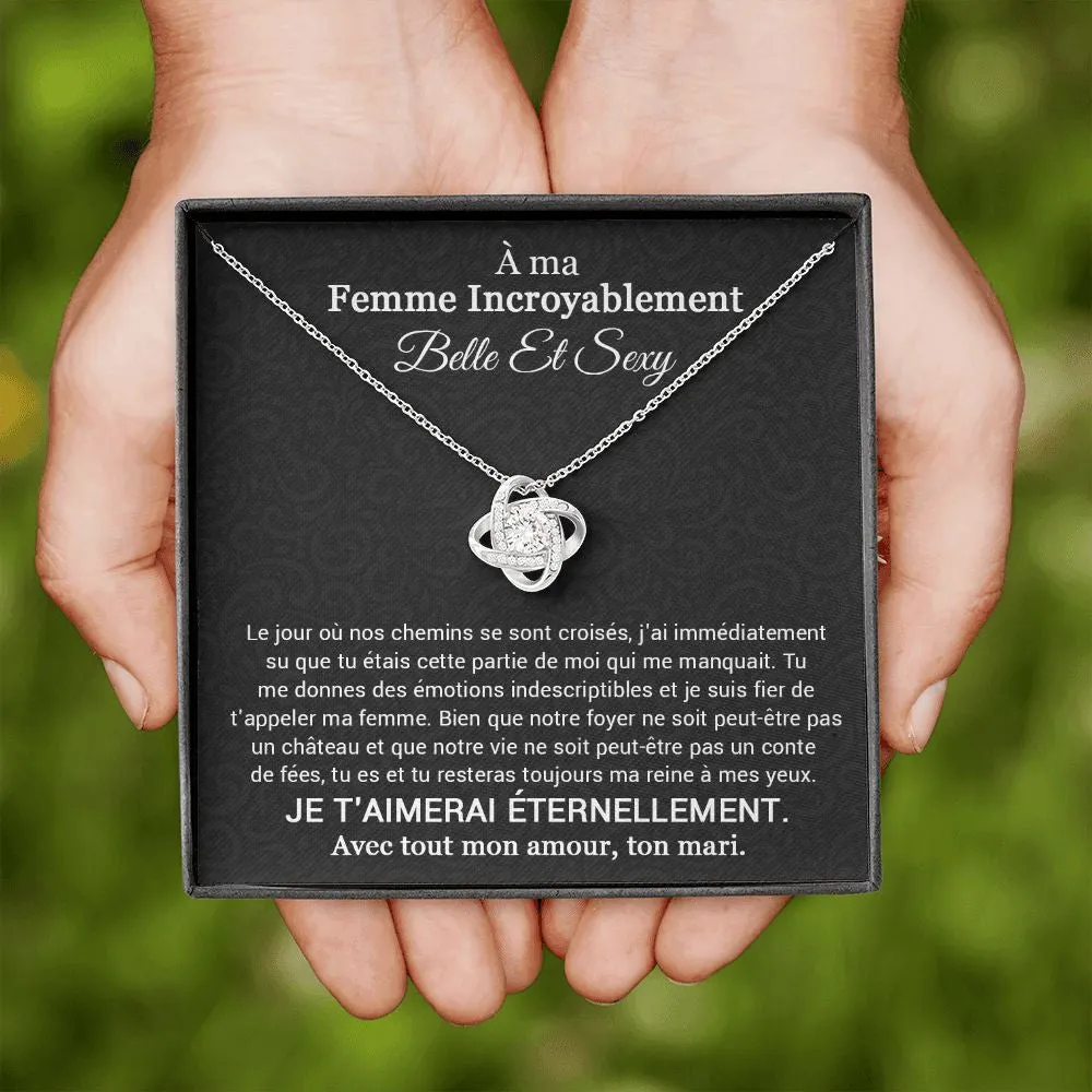ETERNITY • Collier Déclaration d'amour Noeud d'Amour