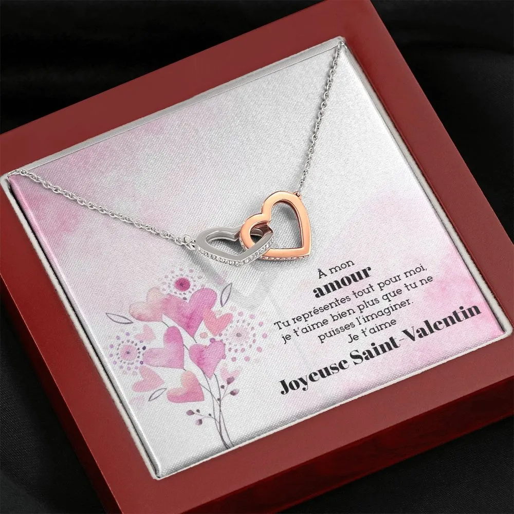 ETERNITY • Collier Saint Valentin Double Cœur