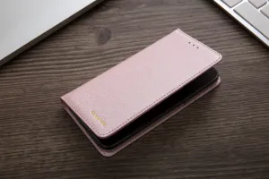 Etui Flip z Magnesem - iPhone X / XS - Różowy