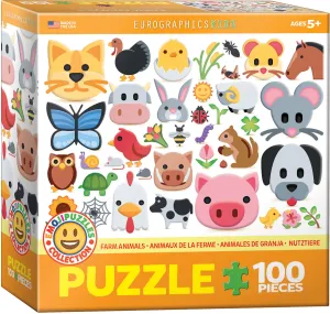 Farm Animals - Emojis 100PC