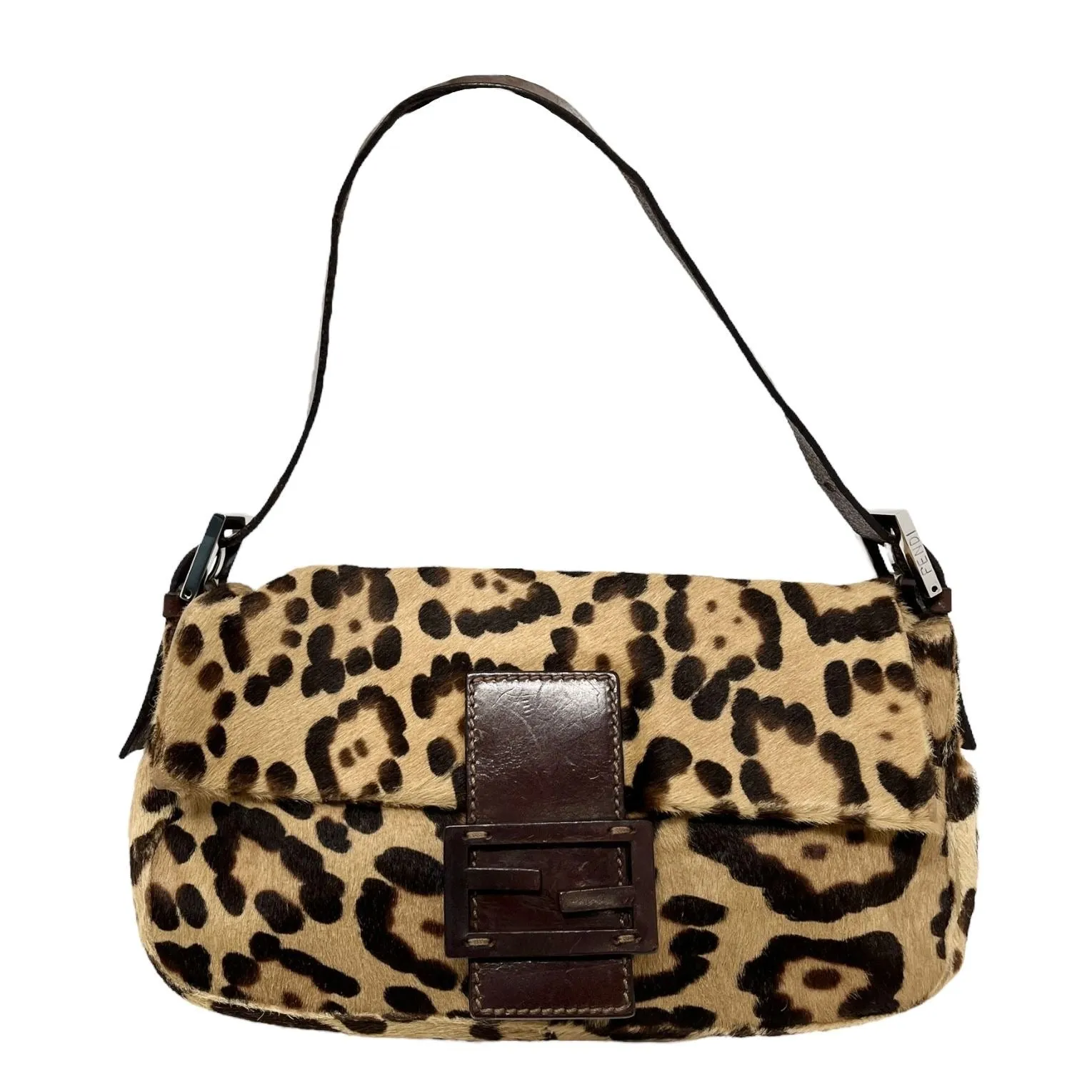 Fendi Cheetah Calf Hair Baguette
