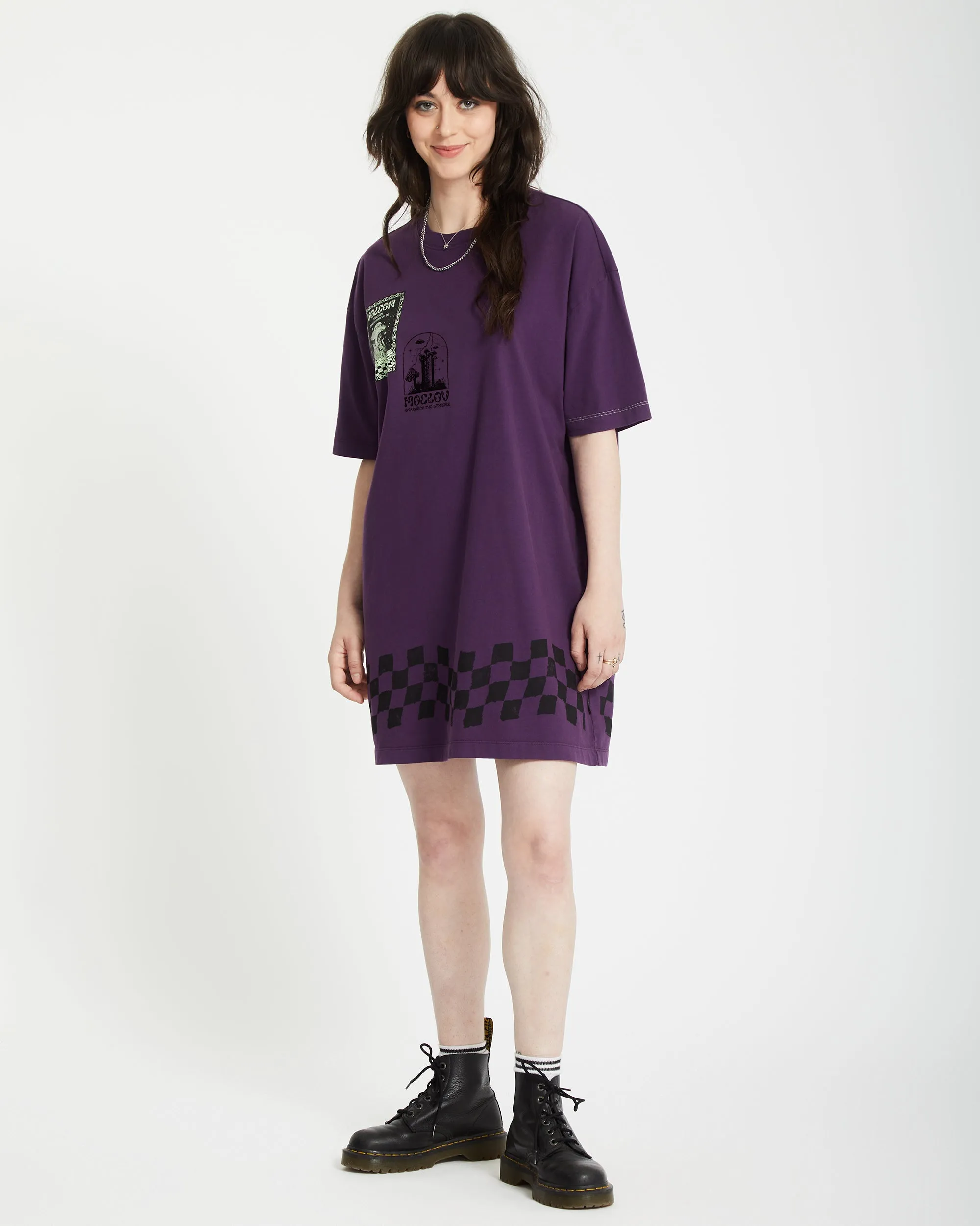 Filip Rygalski Tee Dress - GRAPE ROYALE