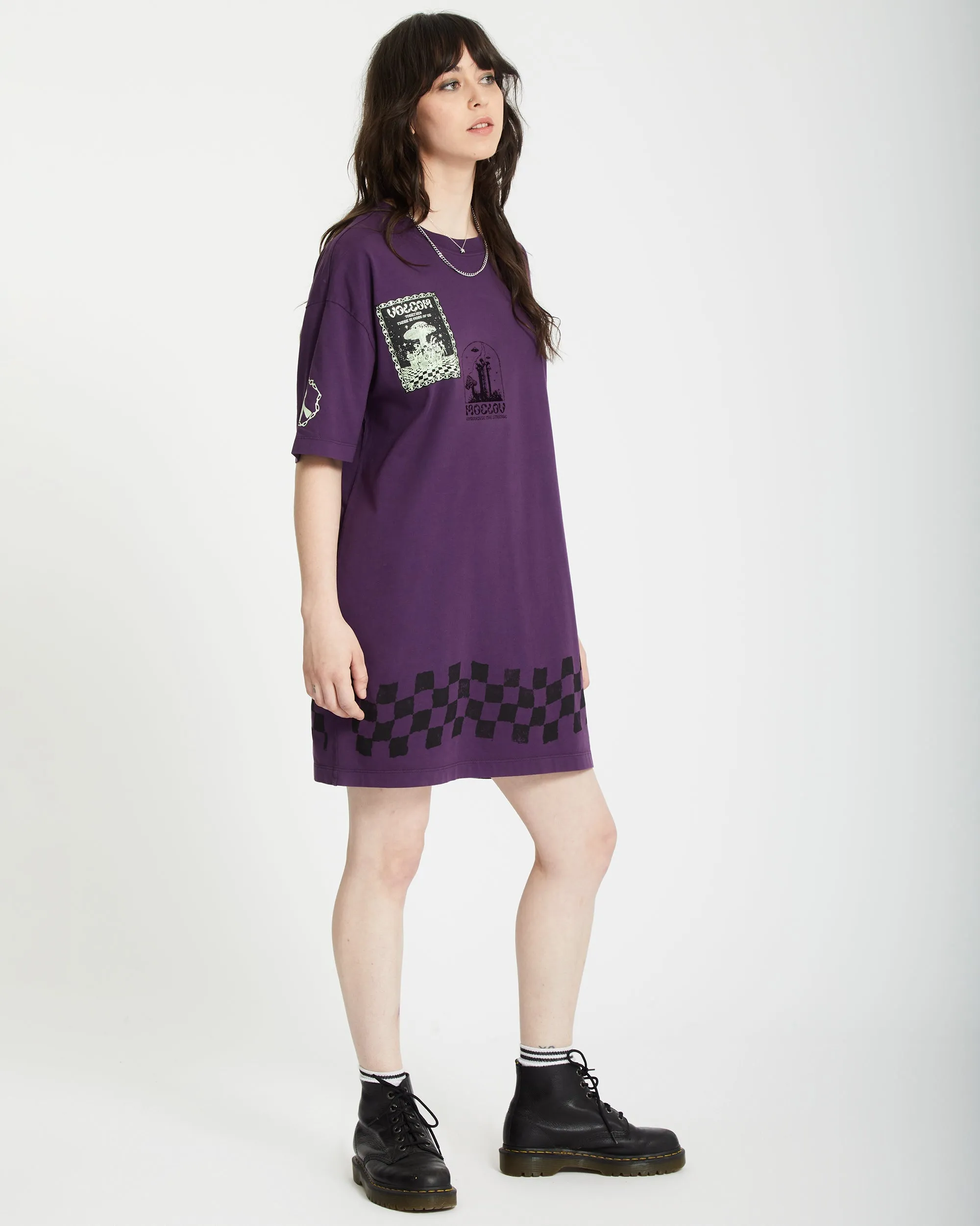 Filip Rygalski Tee Dress - GRAPE ROYALE