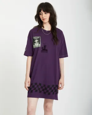 Filip Rygalski Tee Dress - GRAPE ROYALE