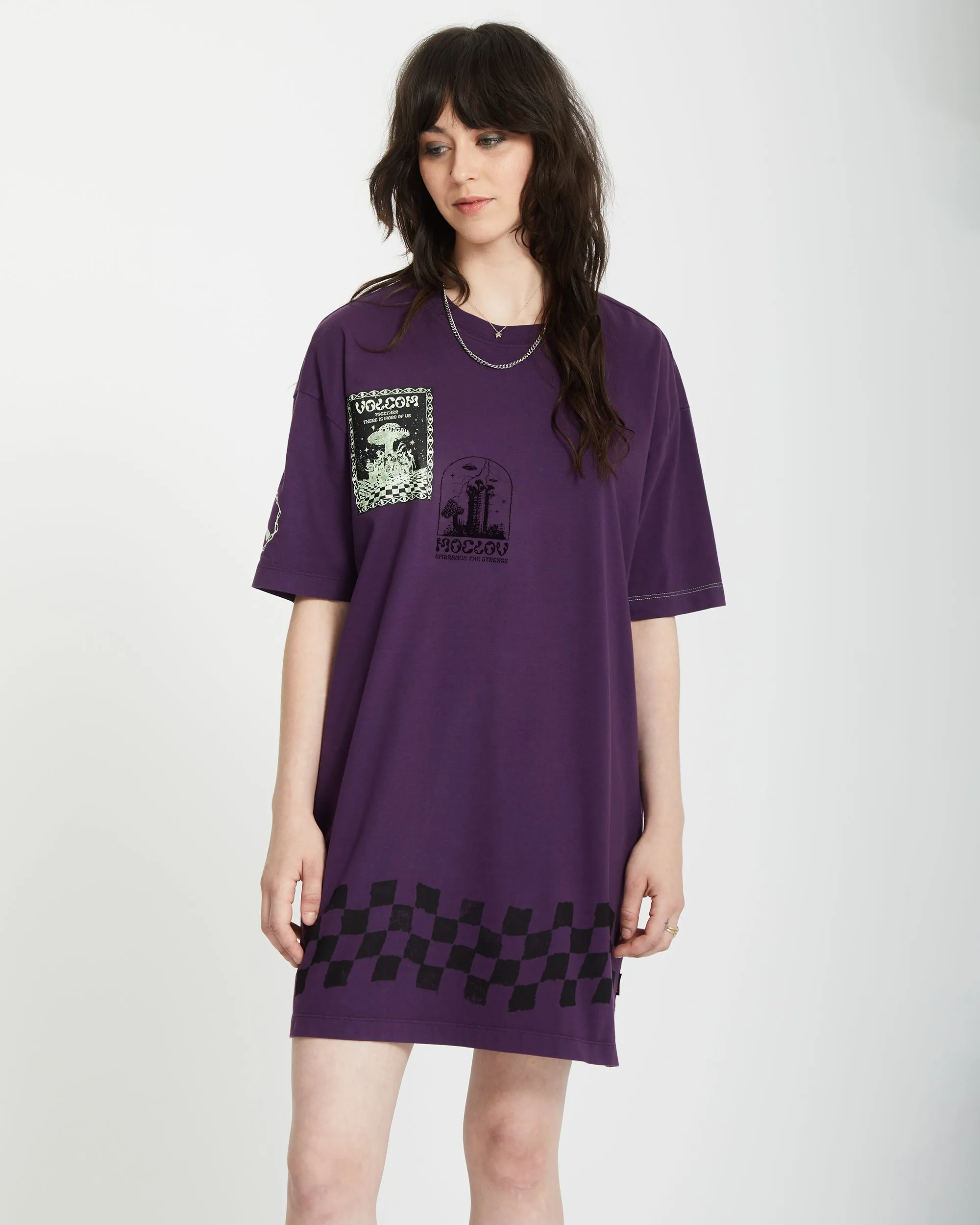Filip Rygalski Tee Dress - GRAPE ROYALE