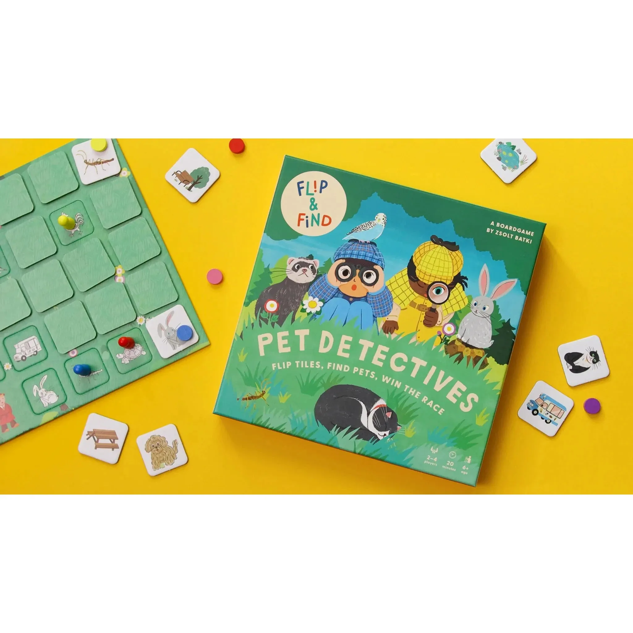 Flip and Find: Pet Detectives board game