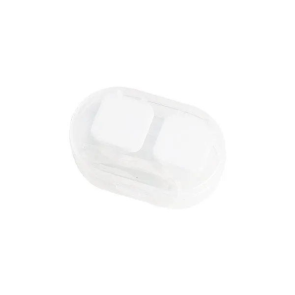 Flip Press Lens Case (White)