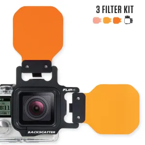 FLIP4 Three Filter Kit for GoPro Hero 4/3 /3