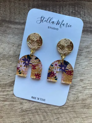Floral Arch Earrings