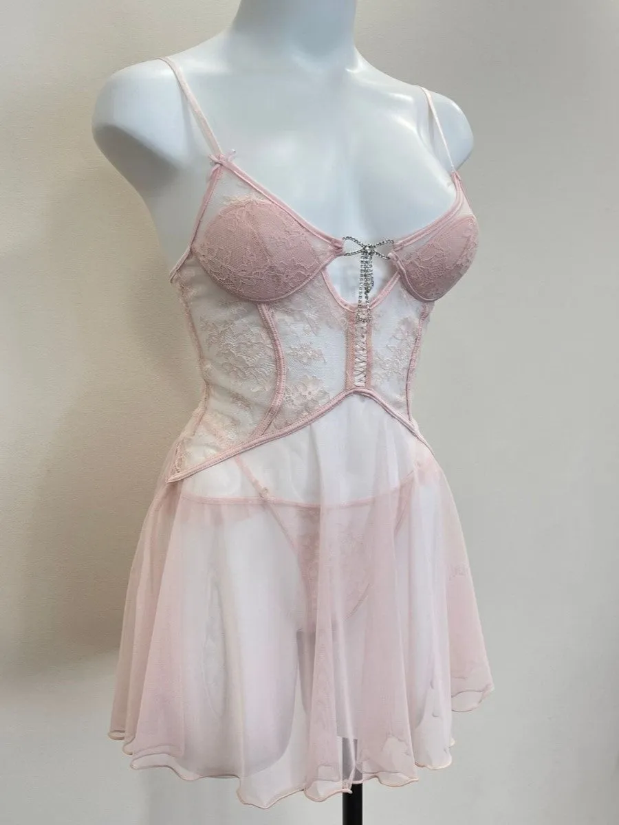 Floral Lace Babydoll