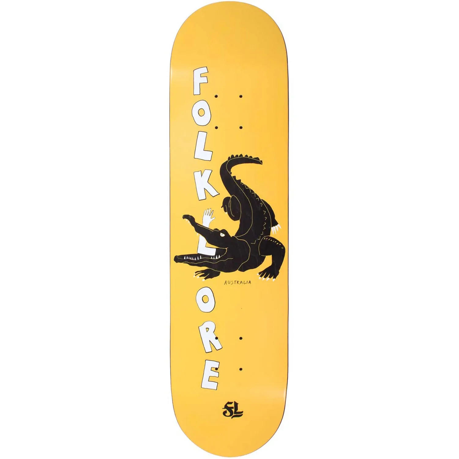 Folklore - Croc Orange 8.125 Skateboard Deck