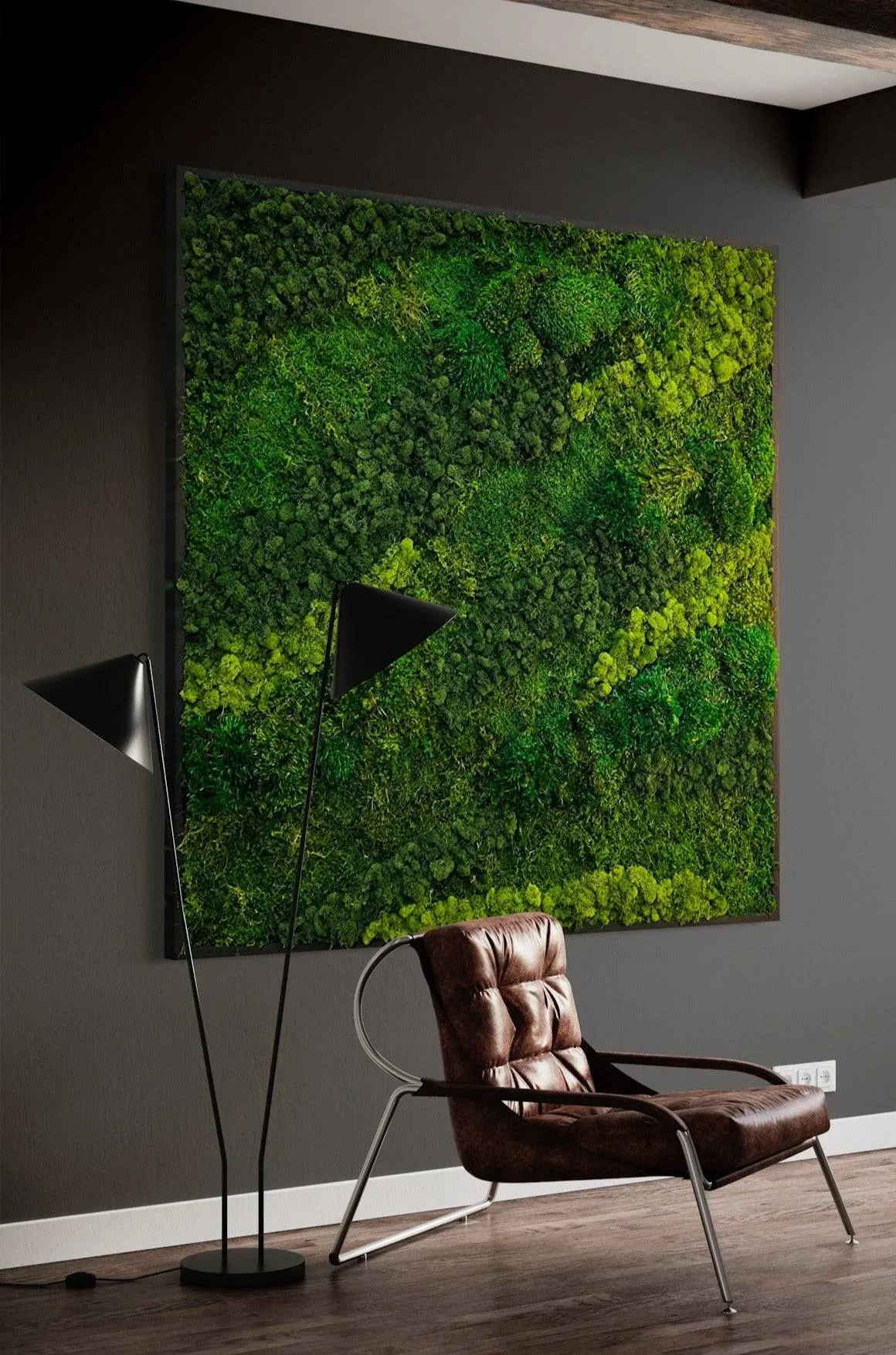 Forest Ground Mood Moss Wall Art