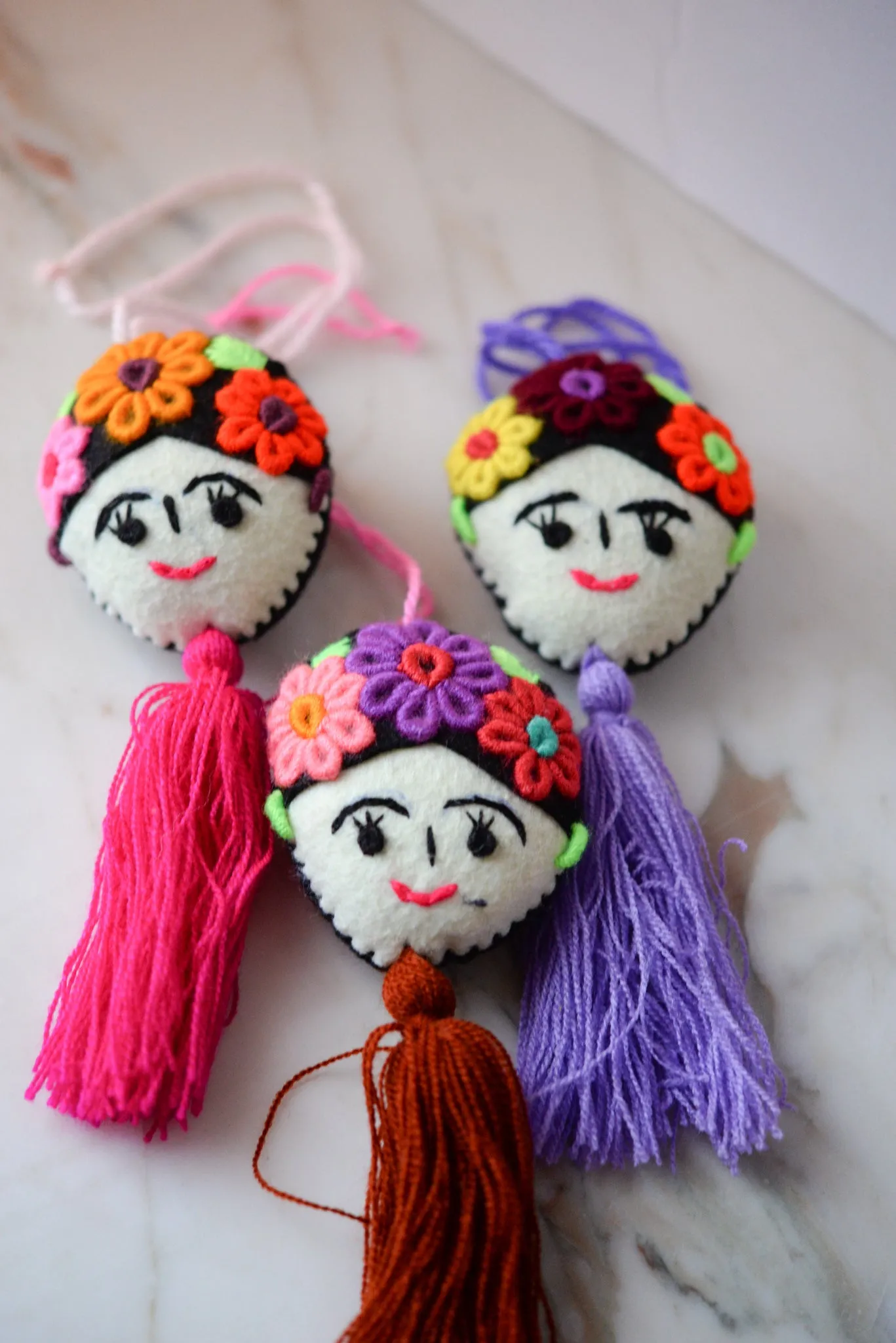 Frida Kahlo Bag Charm Ornament