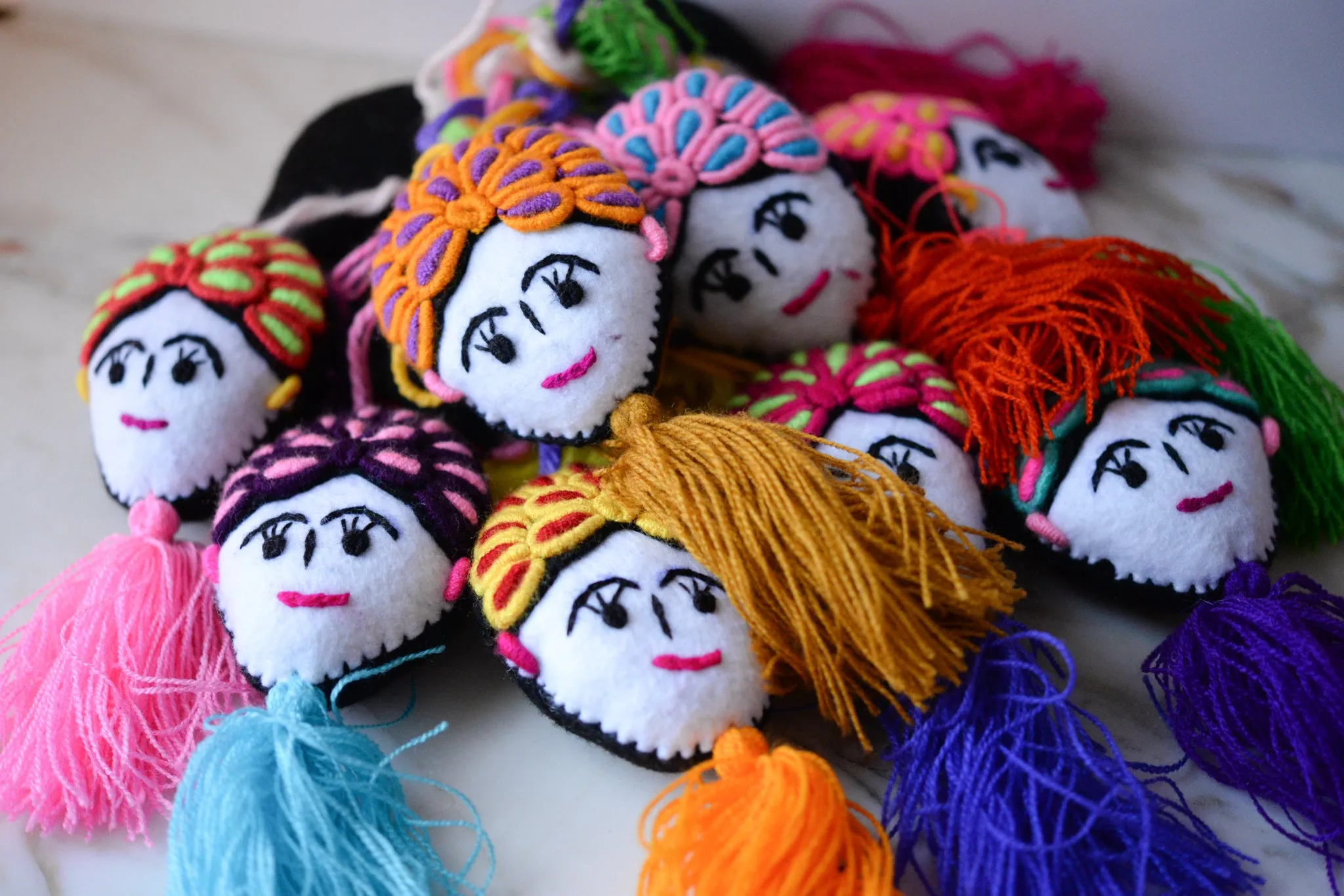 Frida Kahlo Bag Charm Ornament