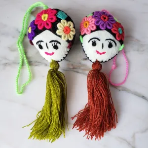Frida Kahlo Bag Charm Ornament