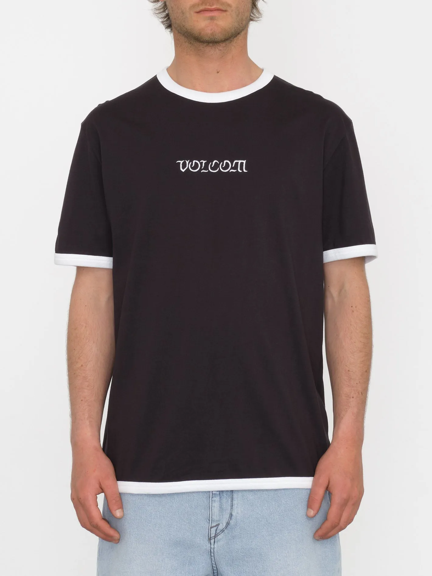 Fullring Ringer T-shirt - BLACK