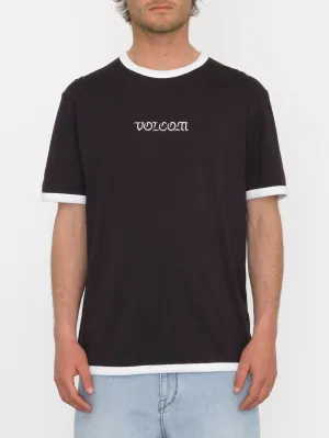 Fullring Ringer T-shirt - BLACK