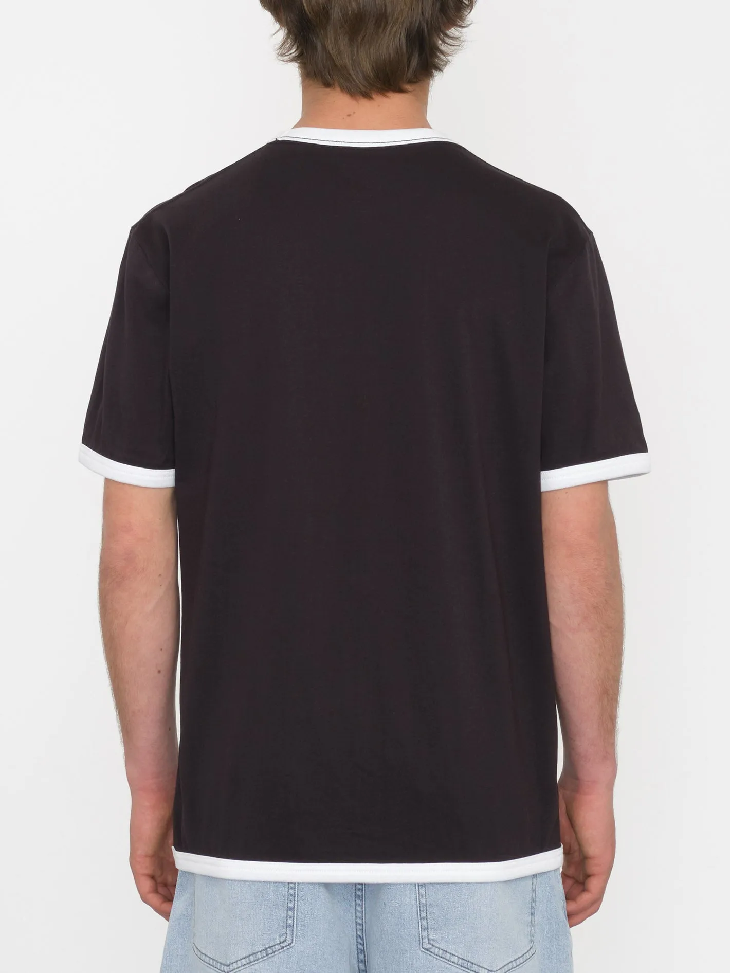 Fullring Ringer T-shirt - BLACK