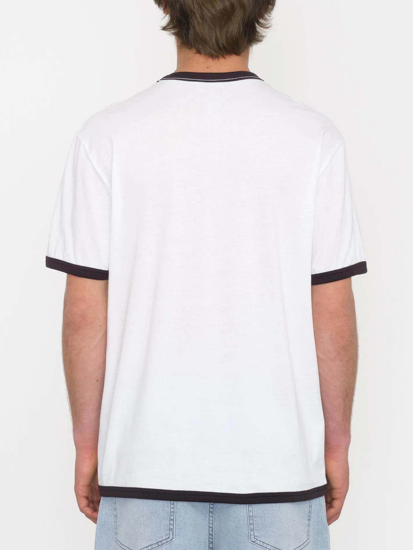 Fullring Ringer T-shirt - WHITE